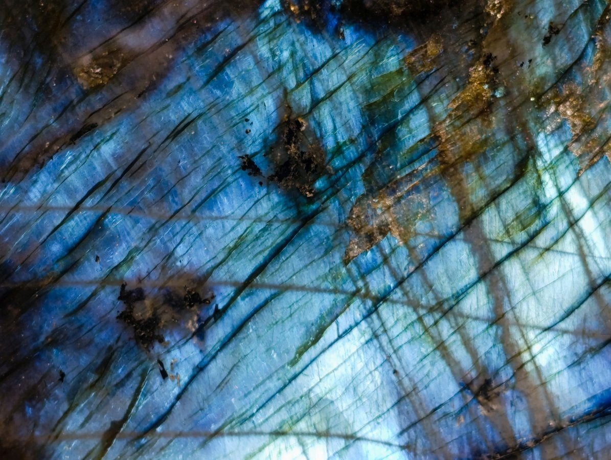 Polished Labradorite Standing Free Forms x 2 From Madagascar - Toprock Gemstones and Minerals 