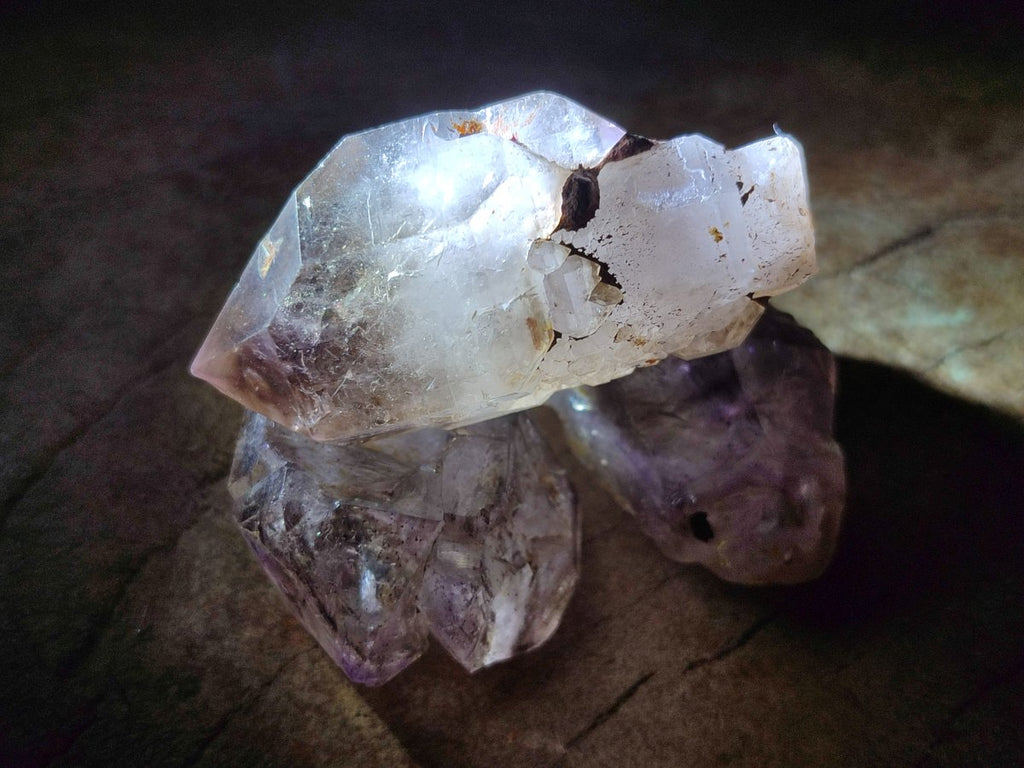 Natural Skeletal, Sceptre and Window Amethyst Crystals x 24 From Chiredzi, Zimbabwe - Toprock Gemstones and Minerals 