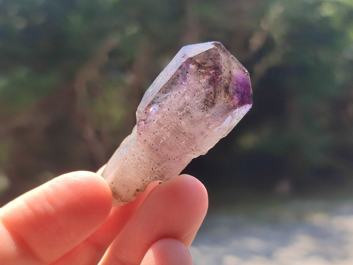 Natural Skeletal, Sceptre and Window Amethyst Crystals x 24 From Chiredzi, Zimbabwe - Toprock Gemstones and Minerals 
