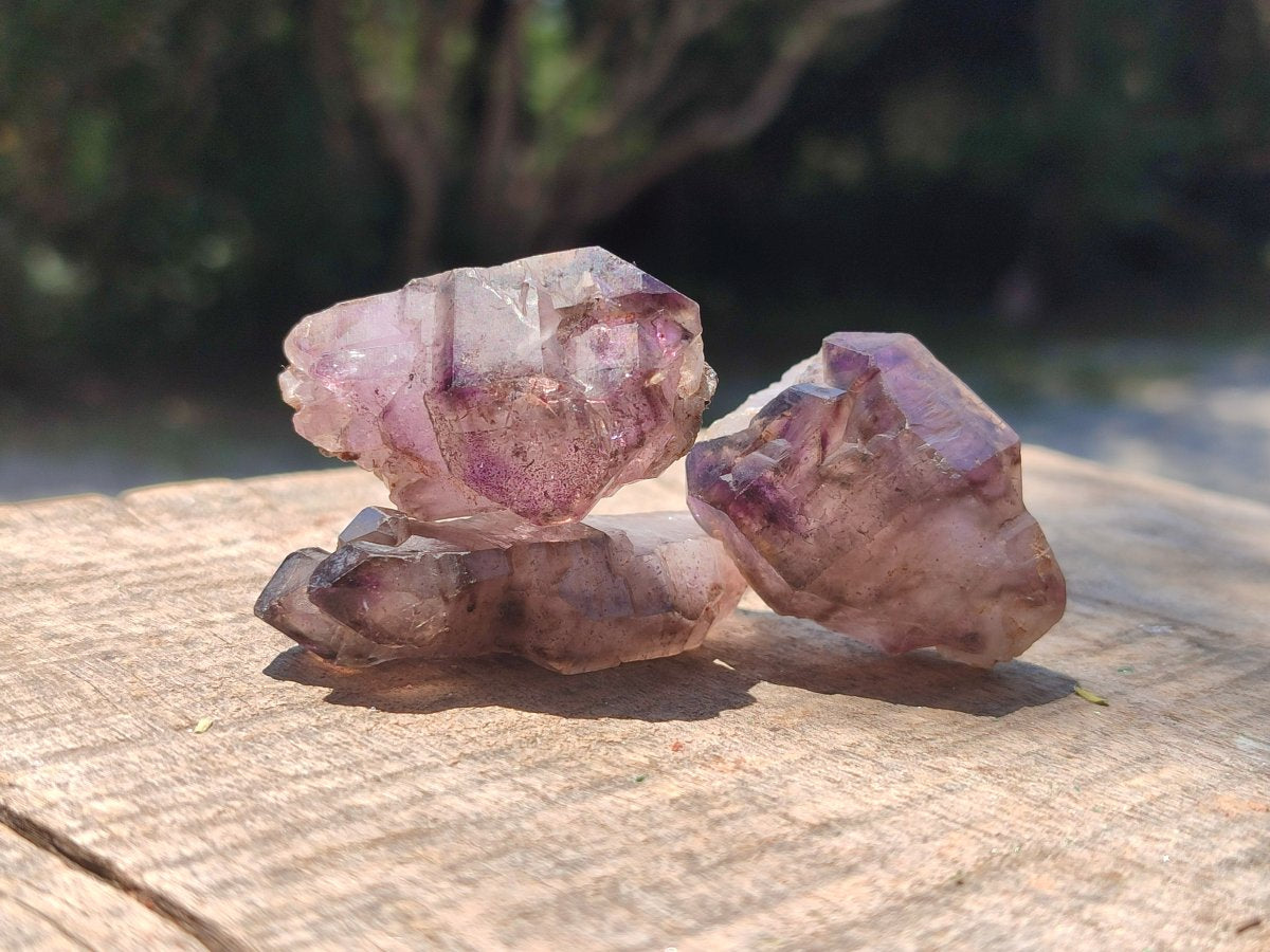 Natural Skeletal, Sceptre and Window Amethyst Crystals x 24 From Chiredzi, Zimbabwe - Toprock Gemstones and Minerals 