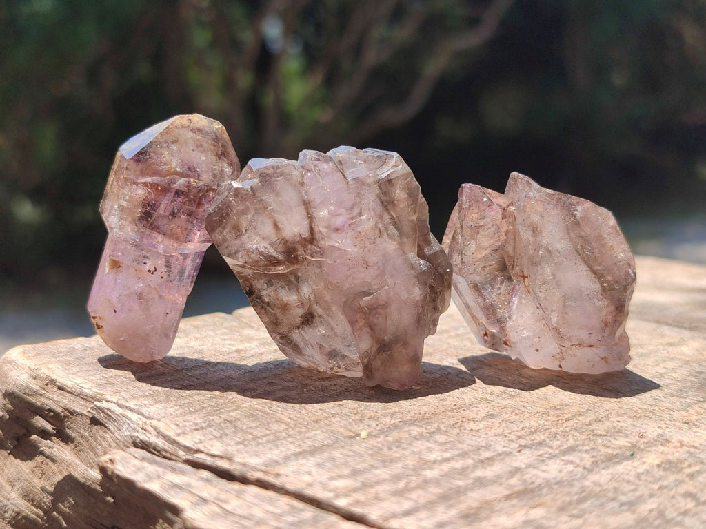 Natural Skeletal, Sceptre and Window Amethyst Crystals x 24 From Chiredzi, Zimbabwe - Toprock Gemstones and Minerals 