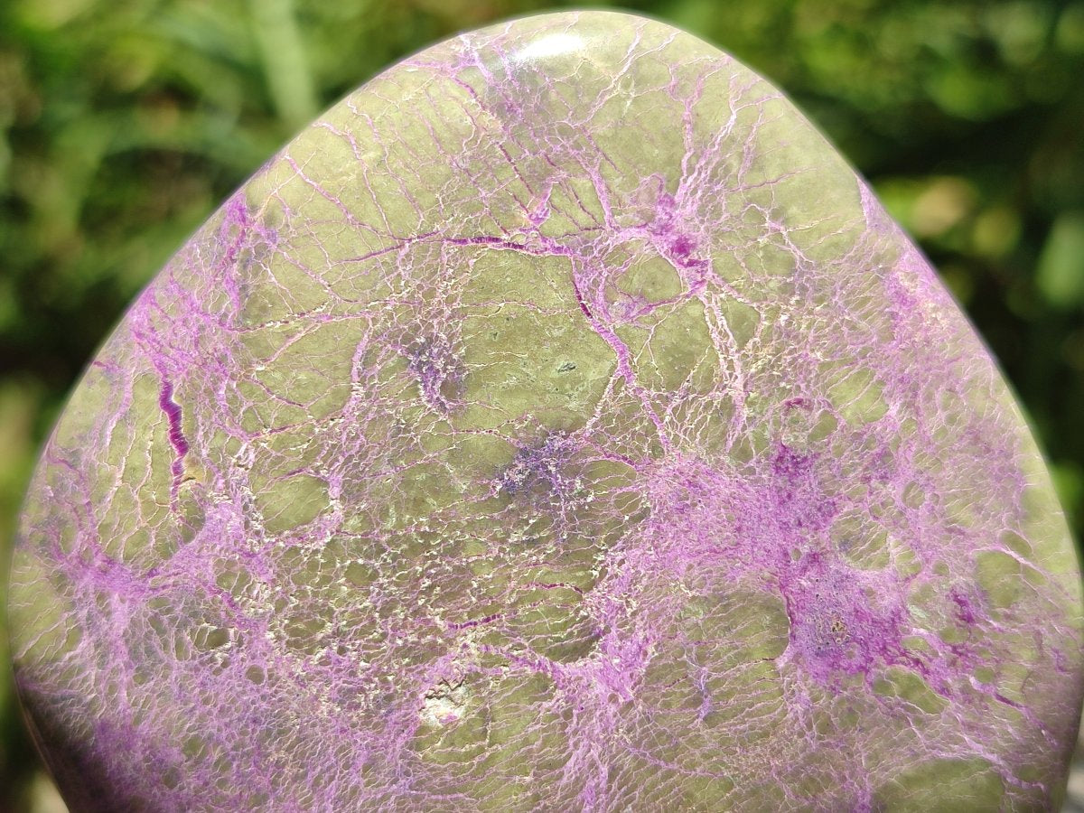 Polished Stichtite Standing Free Forms x 6 From Barberton, South Africa - Toprock Gemstones and Minerals 