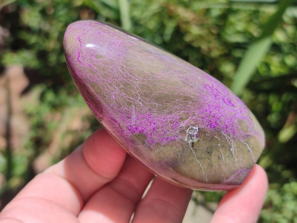 Polished Stichtite Standing Free Forms x 6 From Barberton, South Africa - Toprock Gemstones and Minerals 