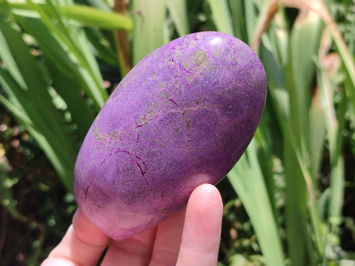 Polished Stichtite Standing Free Forms x 6 From Barberton, South Africa - Toprock Gemstones and Minerals 