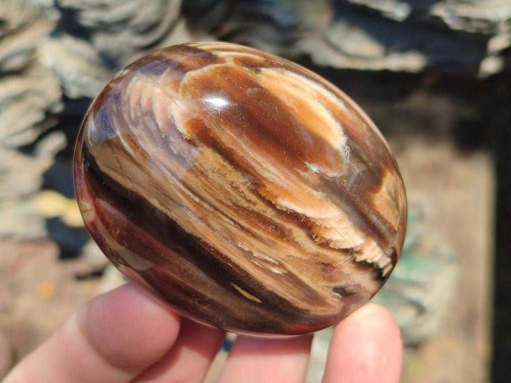 Polished Multi Mineral Galets x 12 From Madagascar - Toprock Gemstones and Minerals 