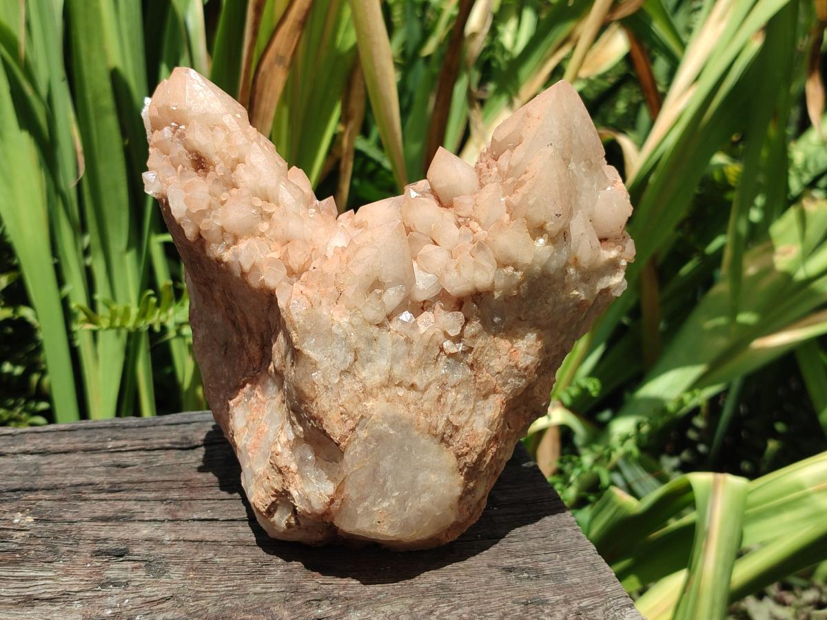 Natural Cascading Candle Quartz Crystals x 2 From Antsirabe, Madagascar - Toprock Gemstones and Minerals 
