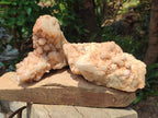 Natural Cascading Candle Quartz Crystals x 2 From Antsirabe, Madagascar - Toprock Gemstones and Minerals 