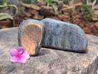 Polished Rare Purple Sunset Flash Labradorite Standing Free Form x 2 From Madagascar - Toprock Gemstones and Minerals 