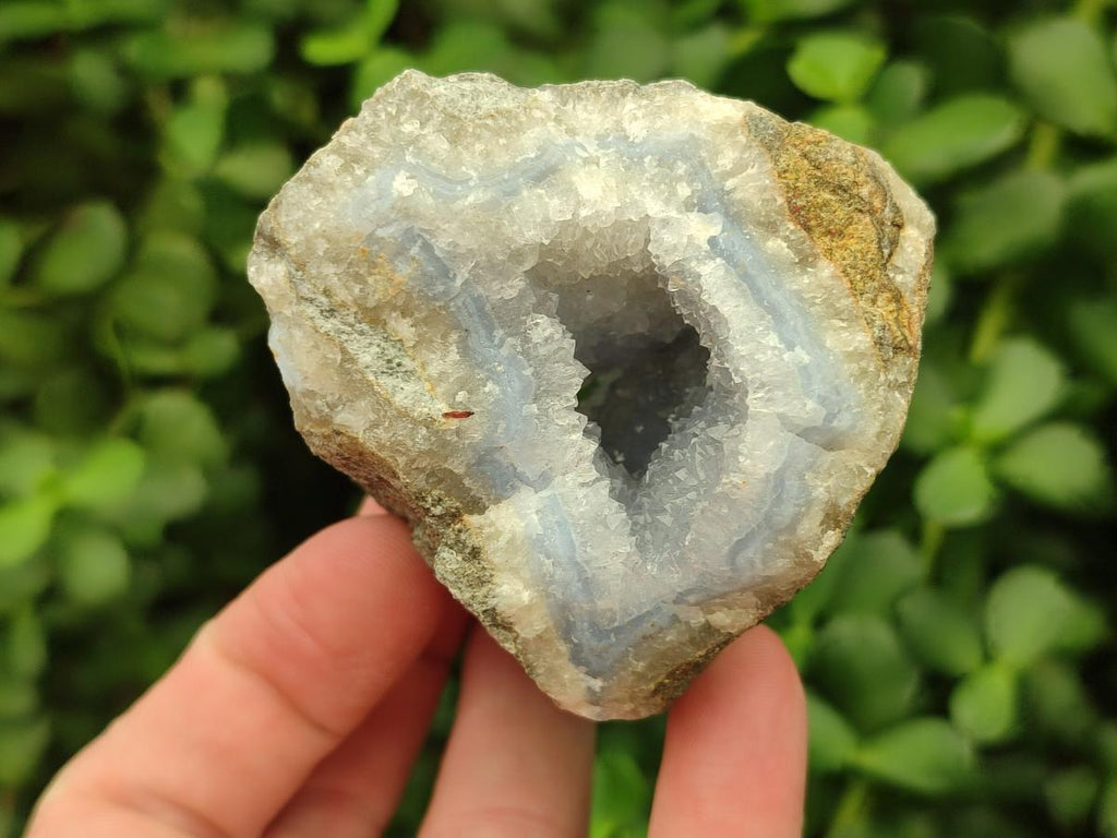 Natural Blue Lace Agate Clusters Specimens x 12 From Nsanje, Malawi - Toprock Gemstones and Minerals 