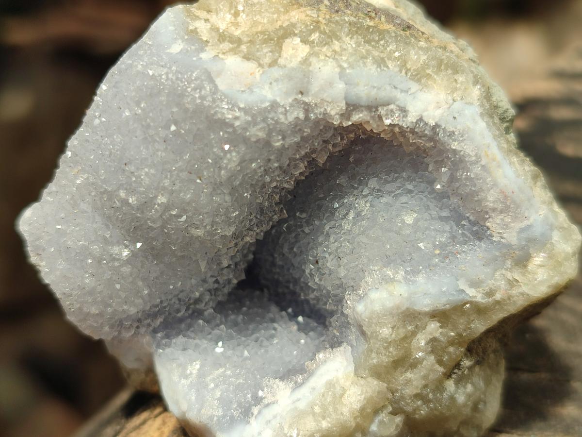 Natural Blue Lace Agate Clusters Specimens x 12 From Nsanje, Malawi - Toprock Gemstones and Minerals 