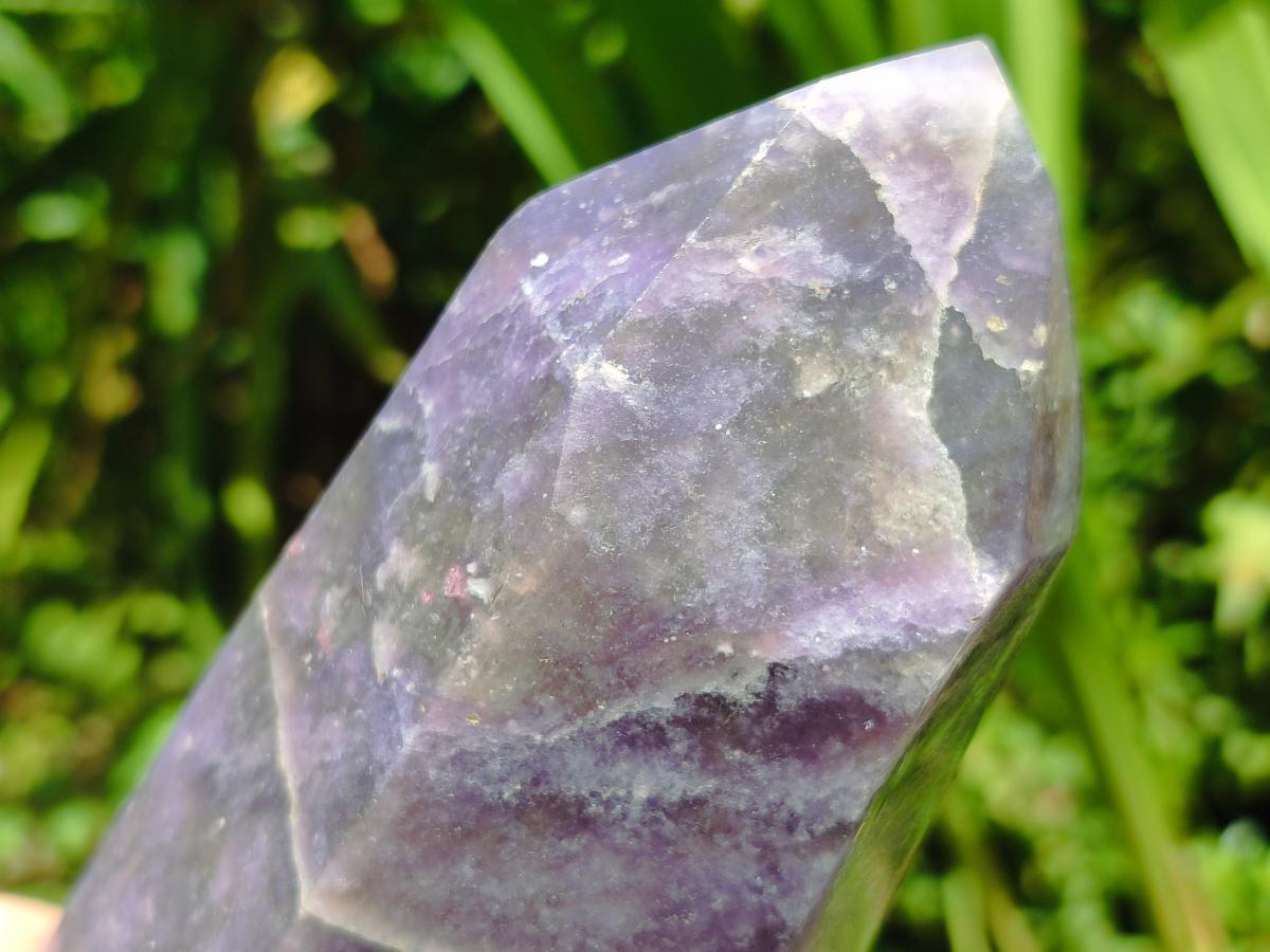 Polished Lepidolite With Pink Rubellite Tourmaline Display Crystals x 3 From Ambatondrazaka, Madagascar - Toprock Gemstones and Minerals 