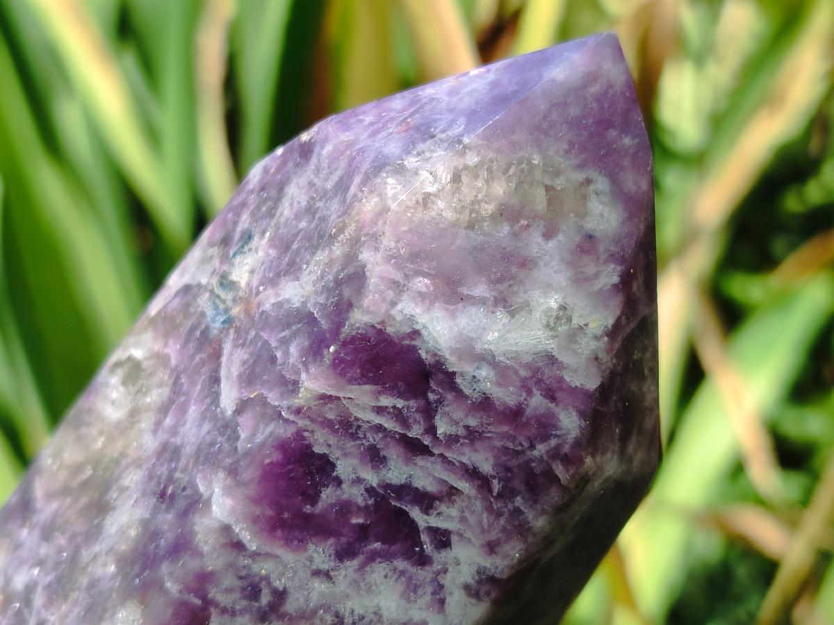 Polished Lepidolite With Pink Rubellite Tourmaline Display Crystals x 3 From Ambatondrazaka, Madagascar - Toprock Gemstones and Minerals 