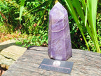 Polished Lepidolite With Pink Rubellite Tourmaline Display Crystals x 3 From Ambatondrazaka, Madagascar - Toprock Gemstones and Minerals 