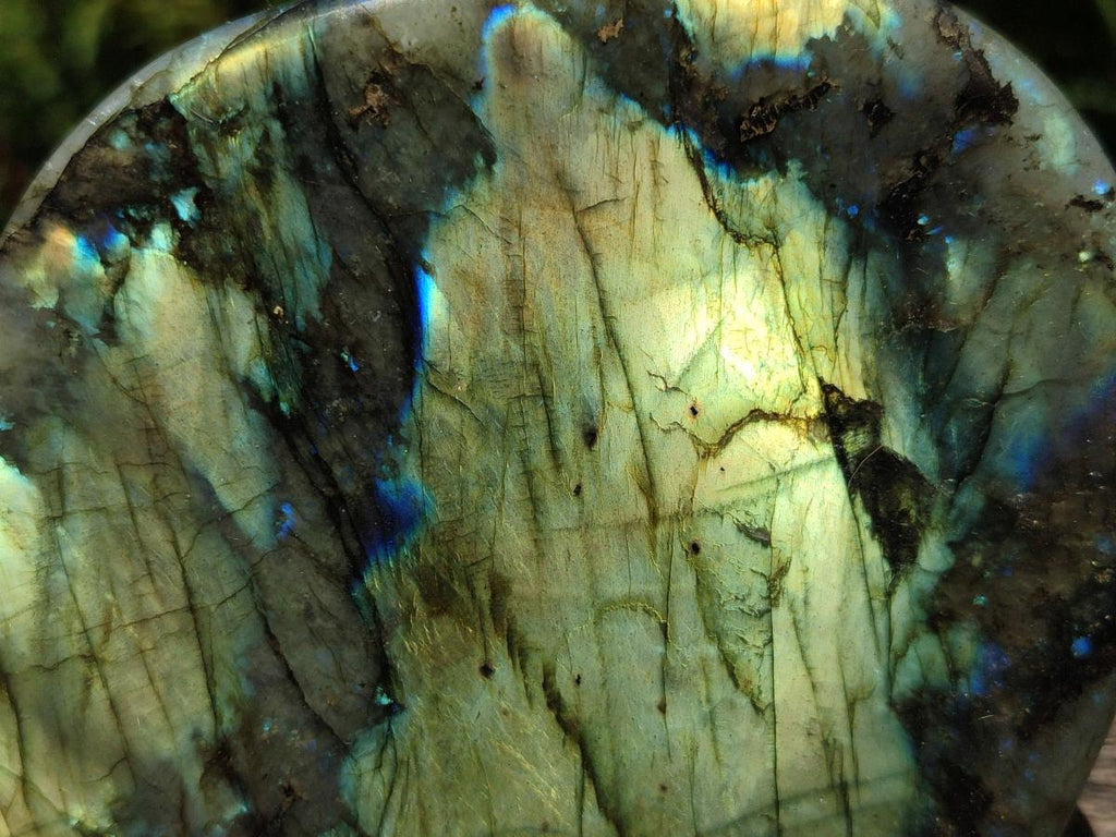 Polished Labradorite Standing Free Forms x 3 From Madagascar - Toprock Gemstones and Minerals 