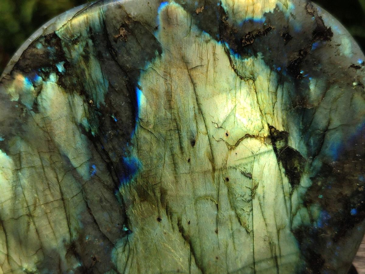 Polished Labradorite Standing Free Forms x 3 From Madagascar - Toprock Gemstones and Minerals 