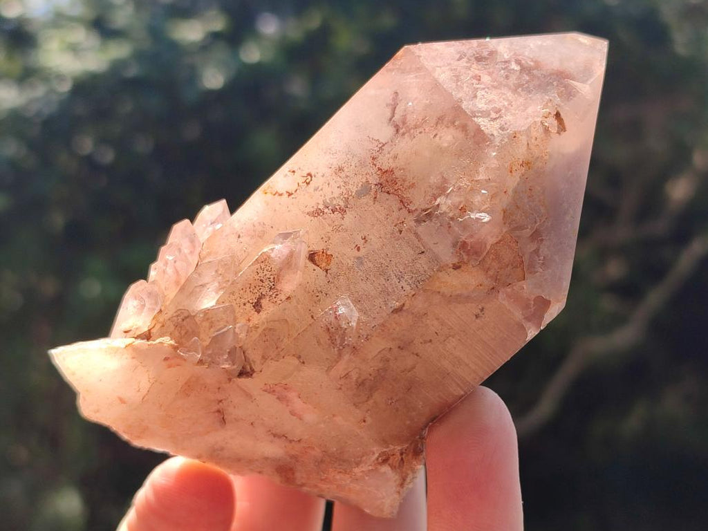 Natural Red Hematoid Quartz Clusters x 3 From Karoi, Zimbabwe - Toprock Gemstones and Minerals 