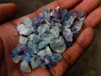 Natural Watermelon Fluorite Small Chips x 3.1kg Lot From Uis, Namibia - Toprock Gemstones and Minerals 