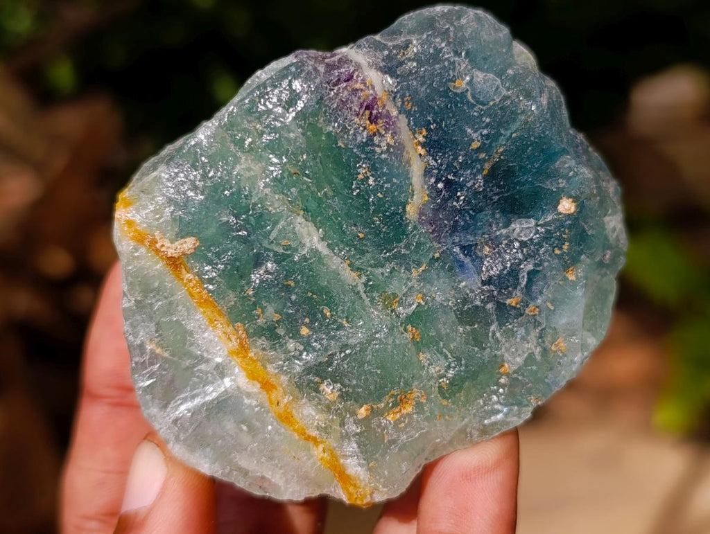 Natural Watermelon Fluorite Cobbed Specimens x 12 From Uis, Namibia - Toprock Gemstones and Minerals 