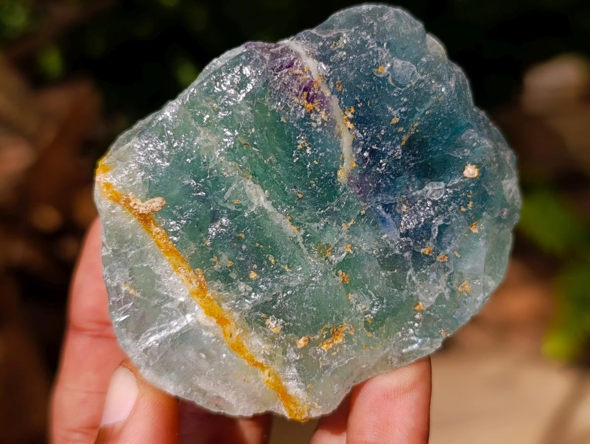 Natural Watermelon Fluorite Cobbed Specimens x 12 From Uis, Namibia - Toprock Gemstones and Minerals 