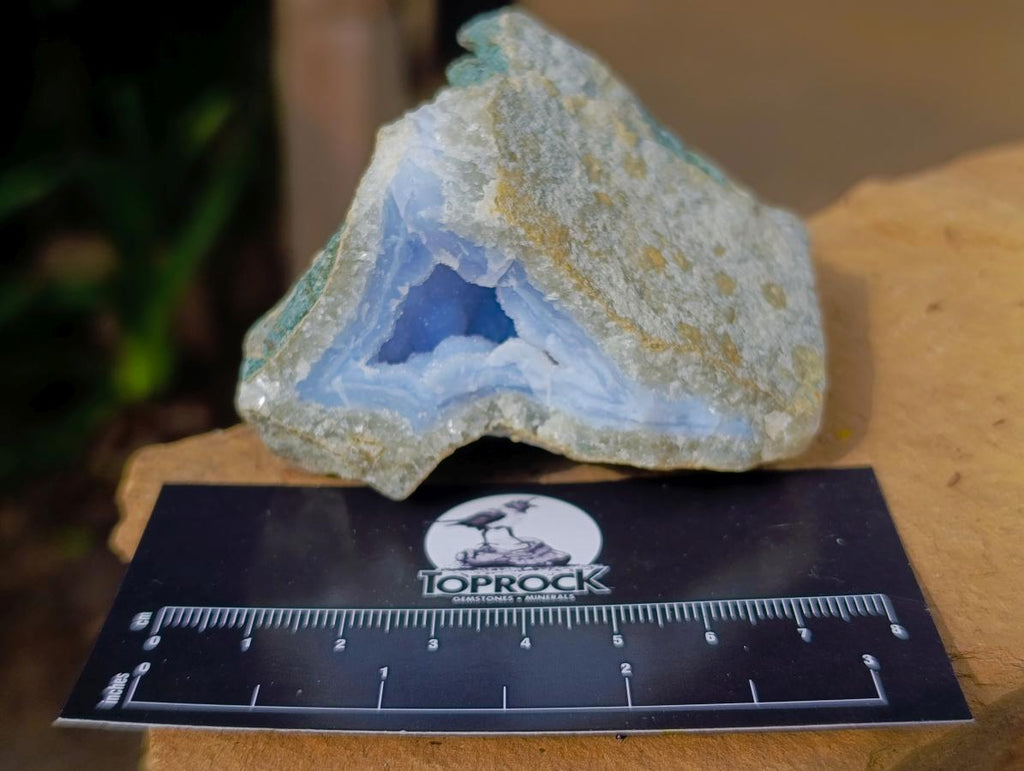 Natural Blue Lace Agate Geode Specimens x 12 From Nsanje, Malawi - Toprock Gemstones and Minerals 