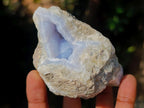 Natural Blue Lace Agate Geode Specimens x 12 From Nsanje, Malawi - Toprock Gemstones and Minerals 