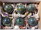 Polished Stromatolite Spheres x 6 From Katsepy, Madagascar - Toprock Gemstones and Minerals 