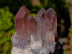 Natural Red Hematoid Quartz Clusters x 3 From Karoi, Zimbabwe - Toprock Gemstones and Minerals 