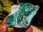 Natural Botryoidal Chrysocolla and Malachite Pseudomorph Specimens x 6 From Kolwezi, Congo - Toprock Gemstones and Minerals 