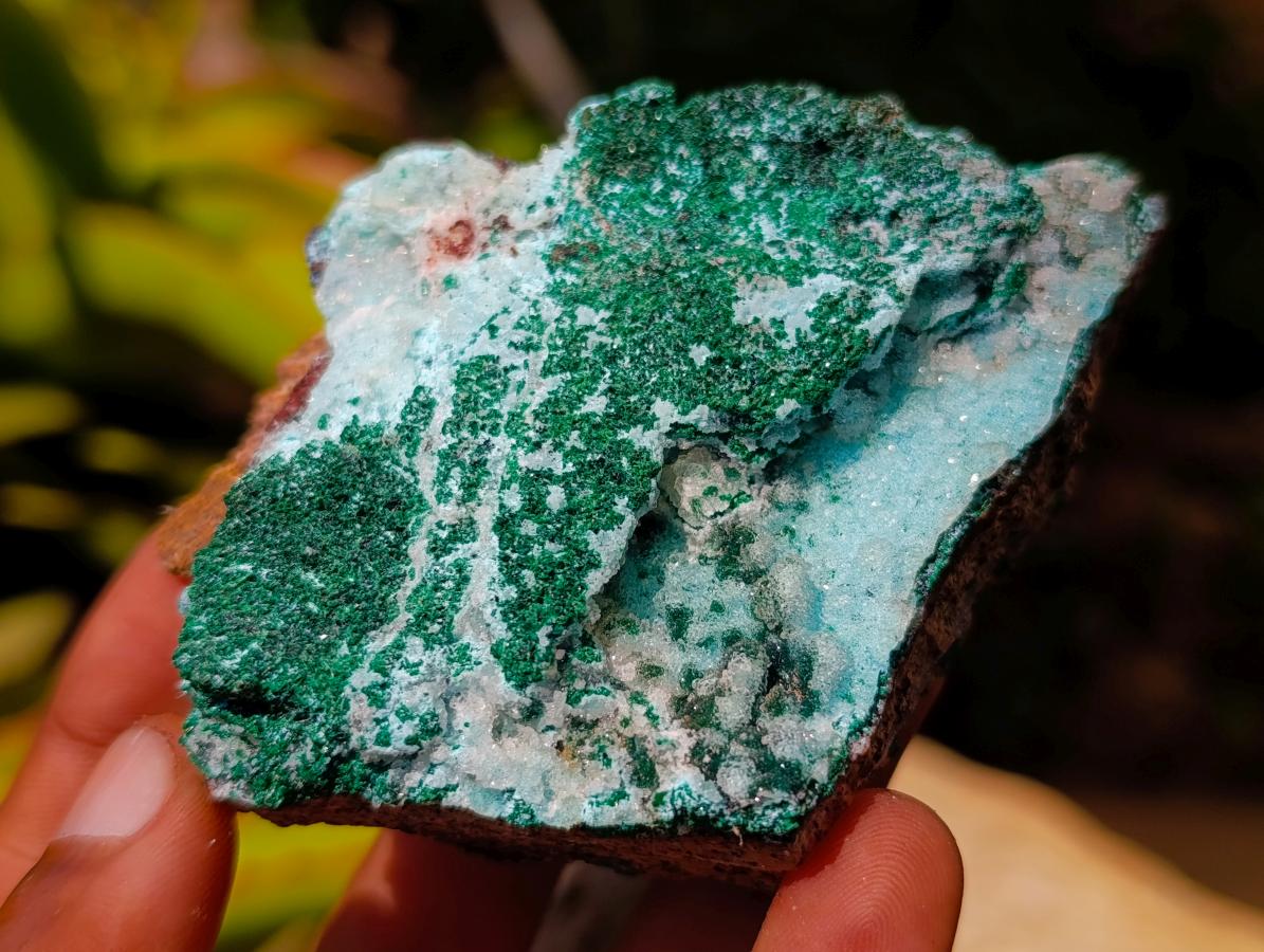 Natural Botryoidal Chrysocolla and Malachite Pseudomorph Specimens x 6 From Kolwezi, Congo - Toprock Gemstones and Minerals 