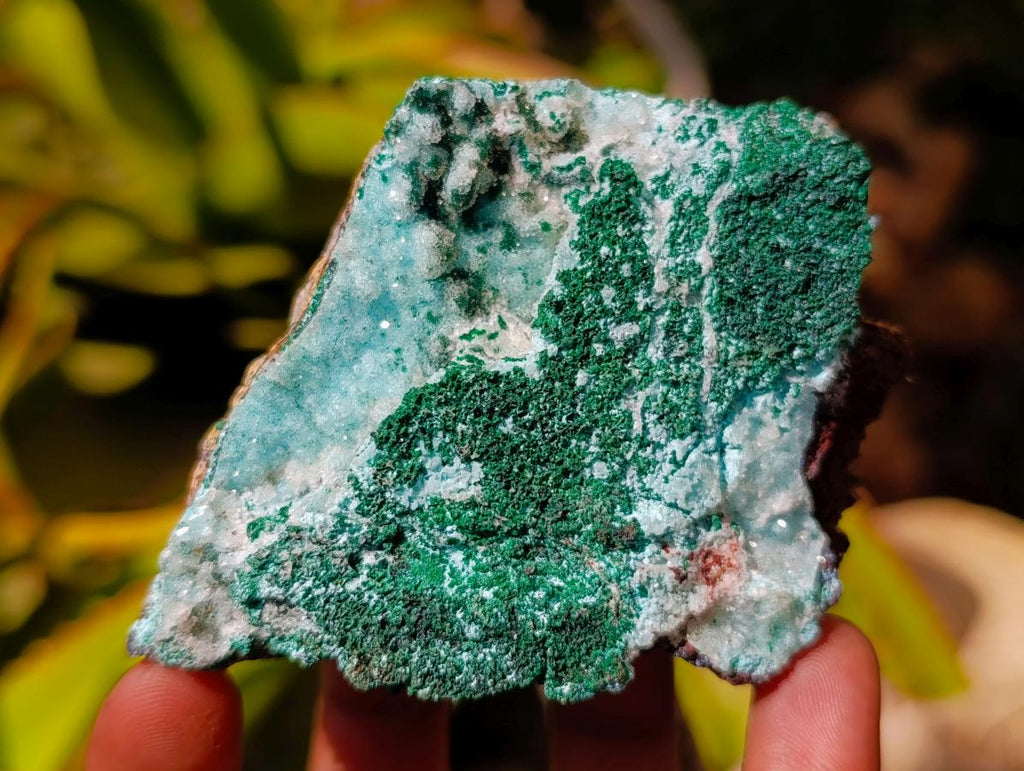 Natural Botryoidal Chrysocolla and Malachite Pseudomorph Specimens x 6 From Kolwezi, Congo - Toprock Gemstones and Minerals 