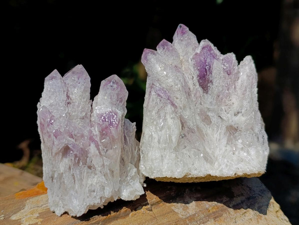 Natural Sugar Amethyst Clusters x 12 From Zambia - Toprock Gemstones and Minerals 