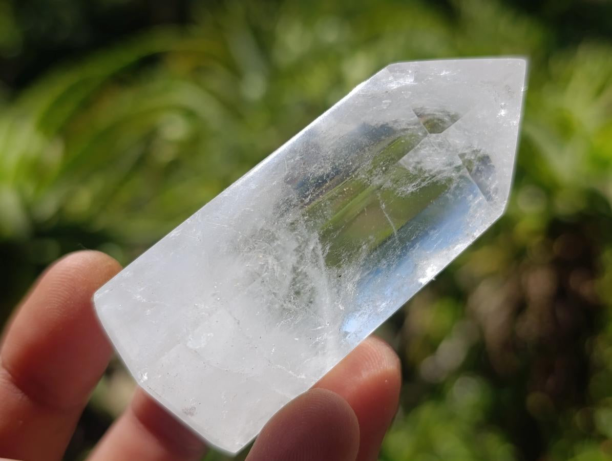 Polished Clear Quartz Crystal Points x 12 From Madagascar - Toprock Gemstones and Minerals 