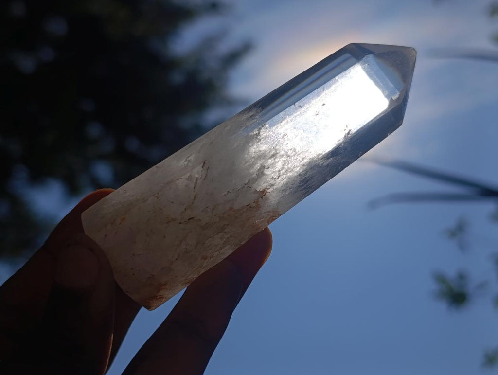 Polished Clear Quartz Crystal Points x 12 From Madagascar - Toprock Gemstones and Minerals 