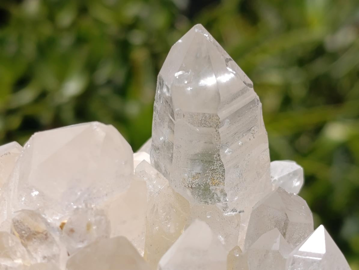 Natural Clear Quartz Crystal Clusters x 3 From Madagascar - Toprock Gemstones and Minerals 
