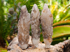 Natural Drusy Quartz Coated Spearhead Calcite Crystals x 12 From Albert's Mountain, Lesotho - Toprock Gemstones and Minerals 