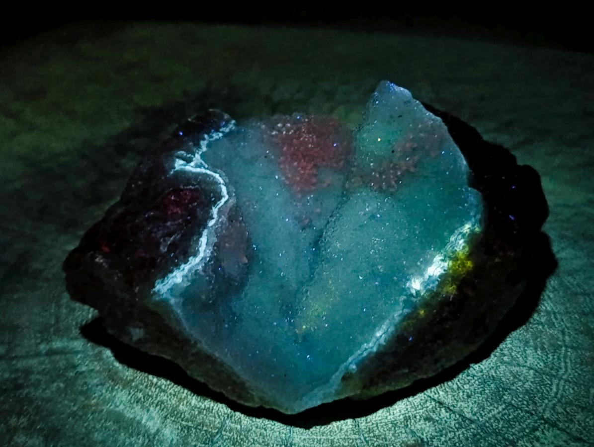 Natural Blue Lace Agate Geode Specimens x 6 From Nsanje, Malawi - Toprock Gemstones and Minerals 