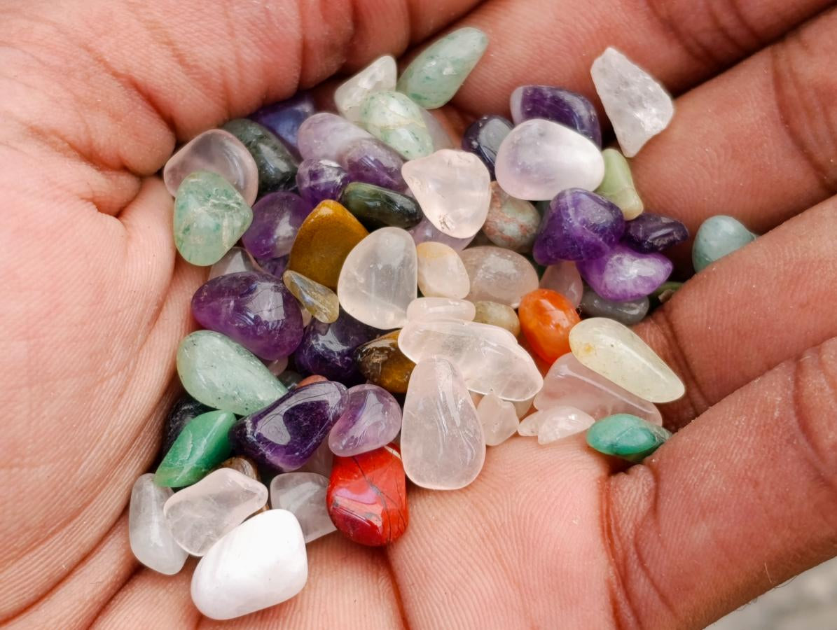 Polished Mixed Mini Tumbled Stones x 6 From Southern Africa - Toprock Gemstones and Minerals 