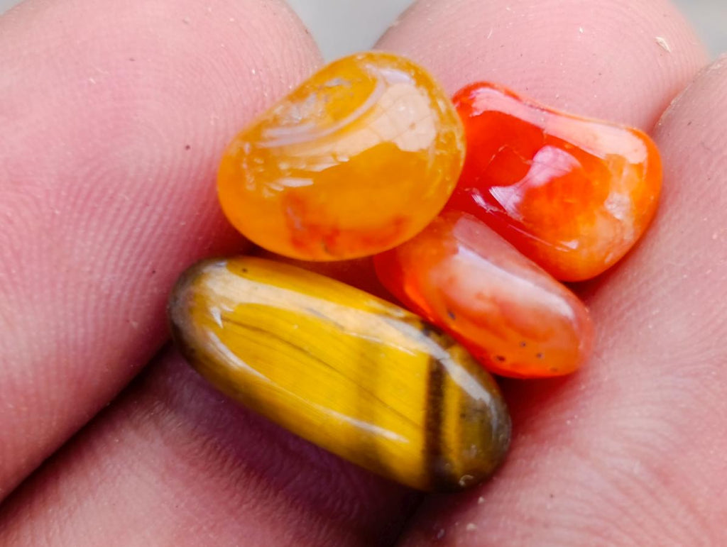 Polished Mixed Mini Tumbled Stones x 6 From Southern Africa - Toprock Gemstones and Minerals 