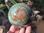 Polished Polychrome Jasper Spheres x 2 From NW Coast, Madagascar - Toprock Gemstones and Minerals 
