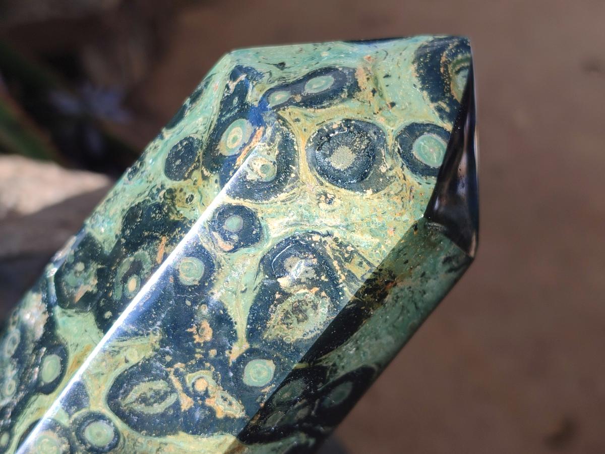 Polished Stromatolite Display Crystals x 3 From Katsepy, Madagascar - Toprock Gemstones and Minerals 