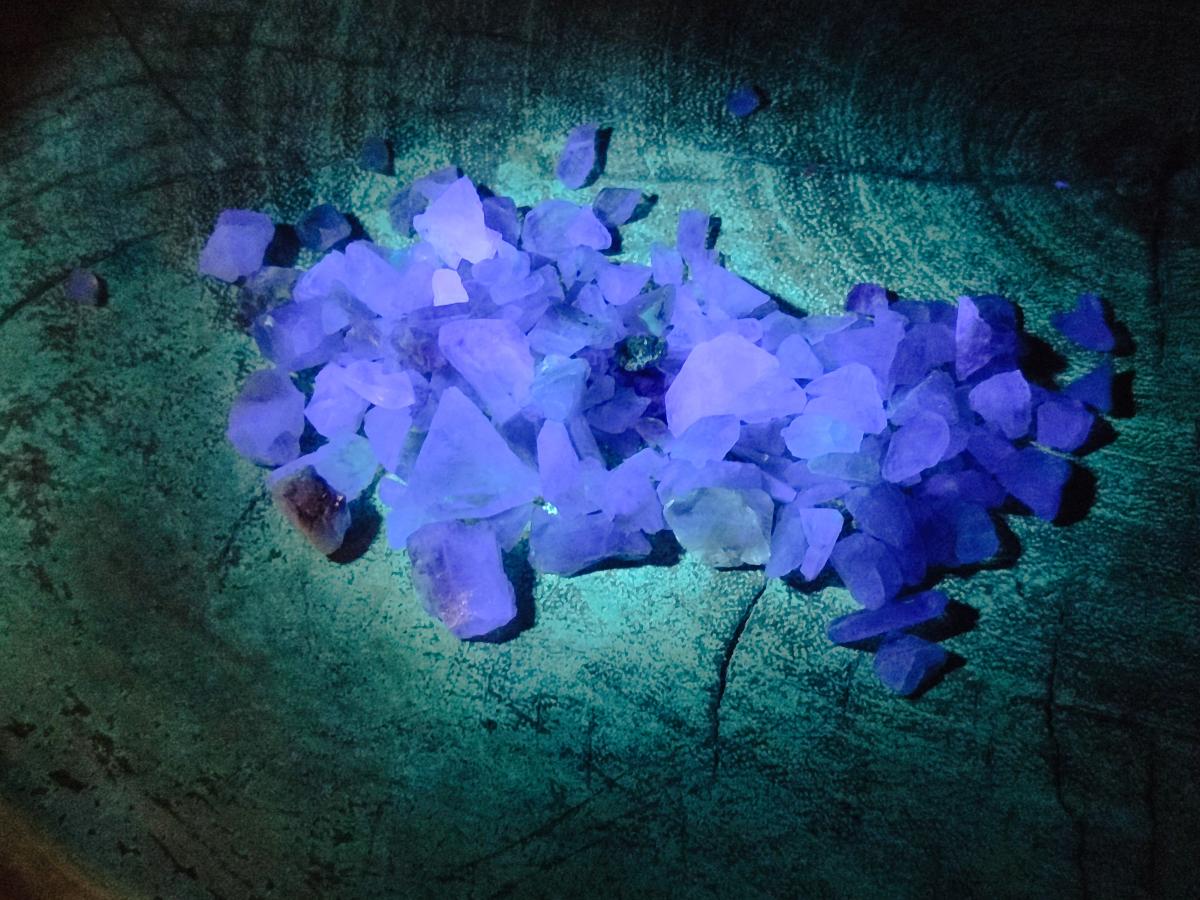 Natural Watermelon Fluorite Cobbed Specimens x 2.87 Kg  From Uis, Namibia - Toprock Gemstones and Minerals 