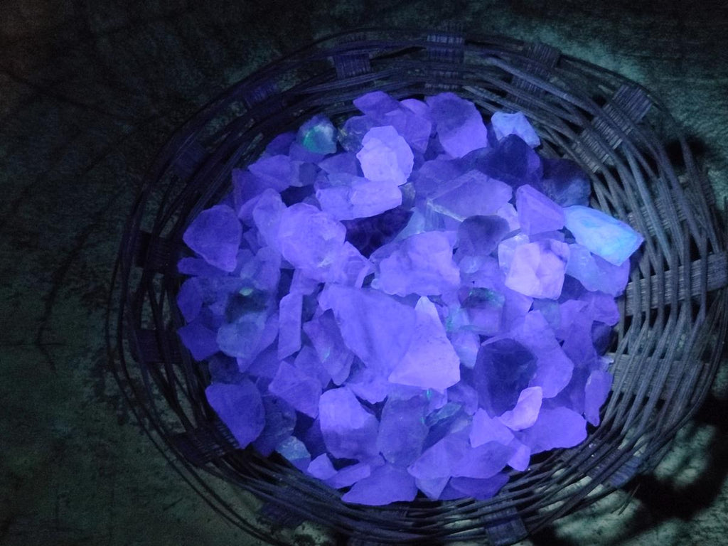 Natural Watermelon Fluorite Cobbed Specimens x 2.87 Kg  From Uis, Namibia - Toprock Gemstones and Minerals 