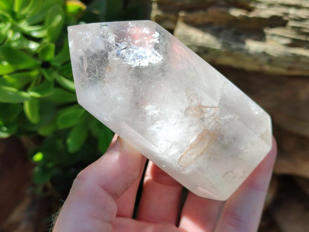 Polished Clear Quartz Dispaly Crystals x 3 From Madagascar - Toprock Gemstones and Minerals 