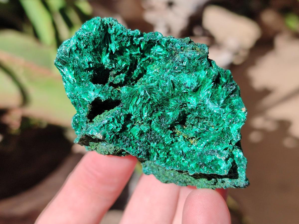 Natural Silky Malachite Specimens x 3 From Kasompe, Congo - Toprock Gemstones and Minerals 