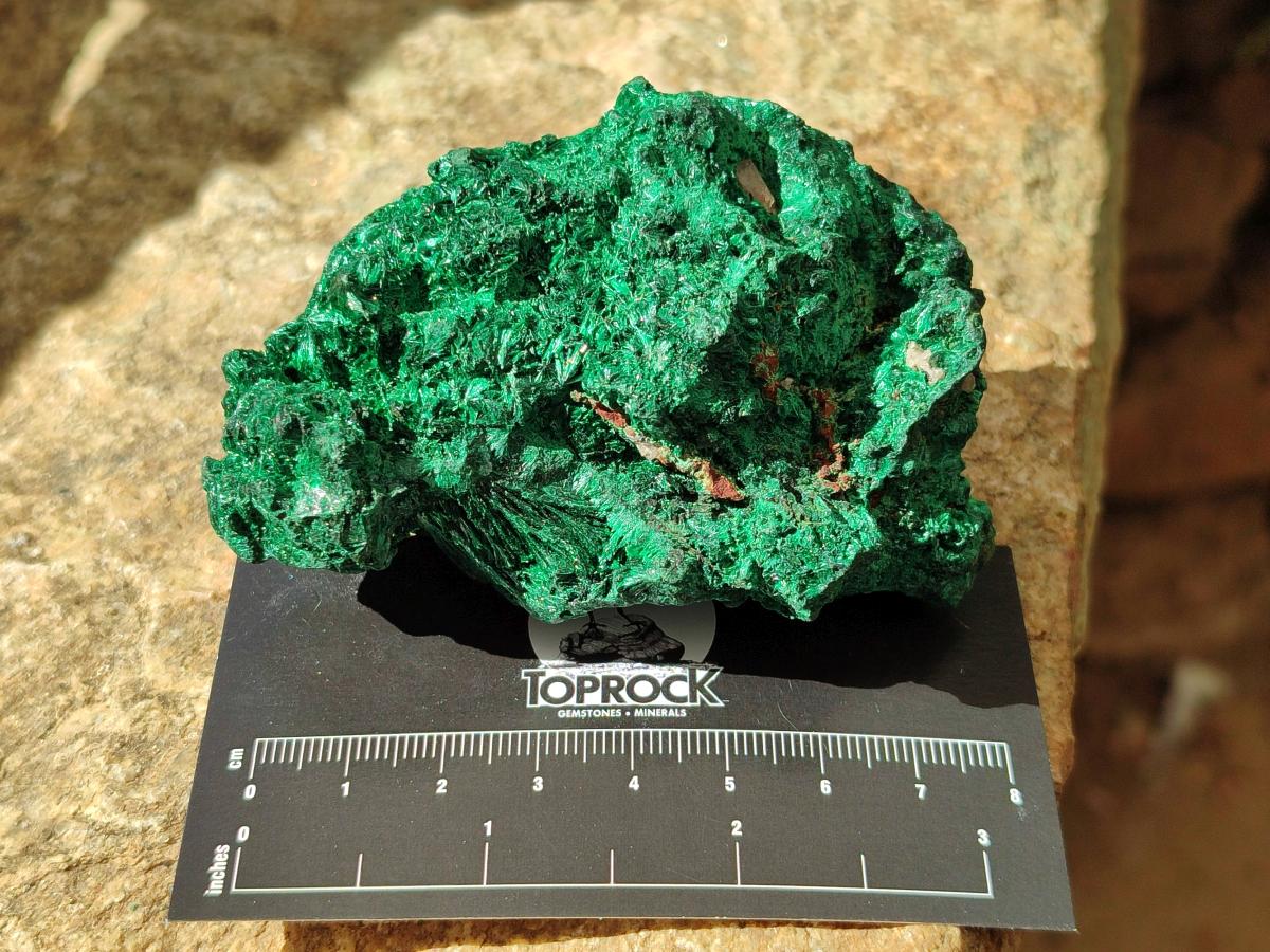 Natural Silky Malachite Specimens x 3 From Kasompe, Congo - Toprock Gemstones and Minerals 