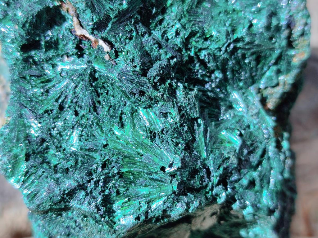 Natural Silky Malachite Specimens x 3 From Kasompe, Congo - Toprock Gemstones and Minerals 