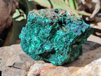 Natural Silky Malachite Specimens x 3 From Kasompe, Congo - Toprock Gemstones and Minerals 