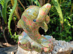 Polished Large Unakite Dolphin Carving x 1 From Messina, South Africa - Toprock Gemstones and Minerals 