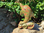 Polished Large Unakite Dolphin Carving x 1 From Messina, South Africa - Toprock Gemstones and Minerals 