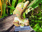Polished Large Unakite Dolphin Carving x 1 From Messina, South Africa - Toprock Gemstones and Minerals 